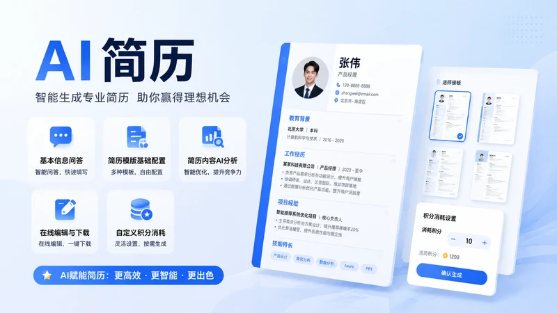 AI 简历